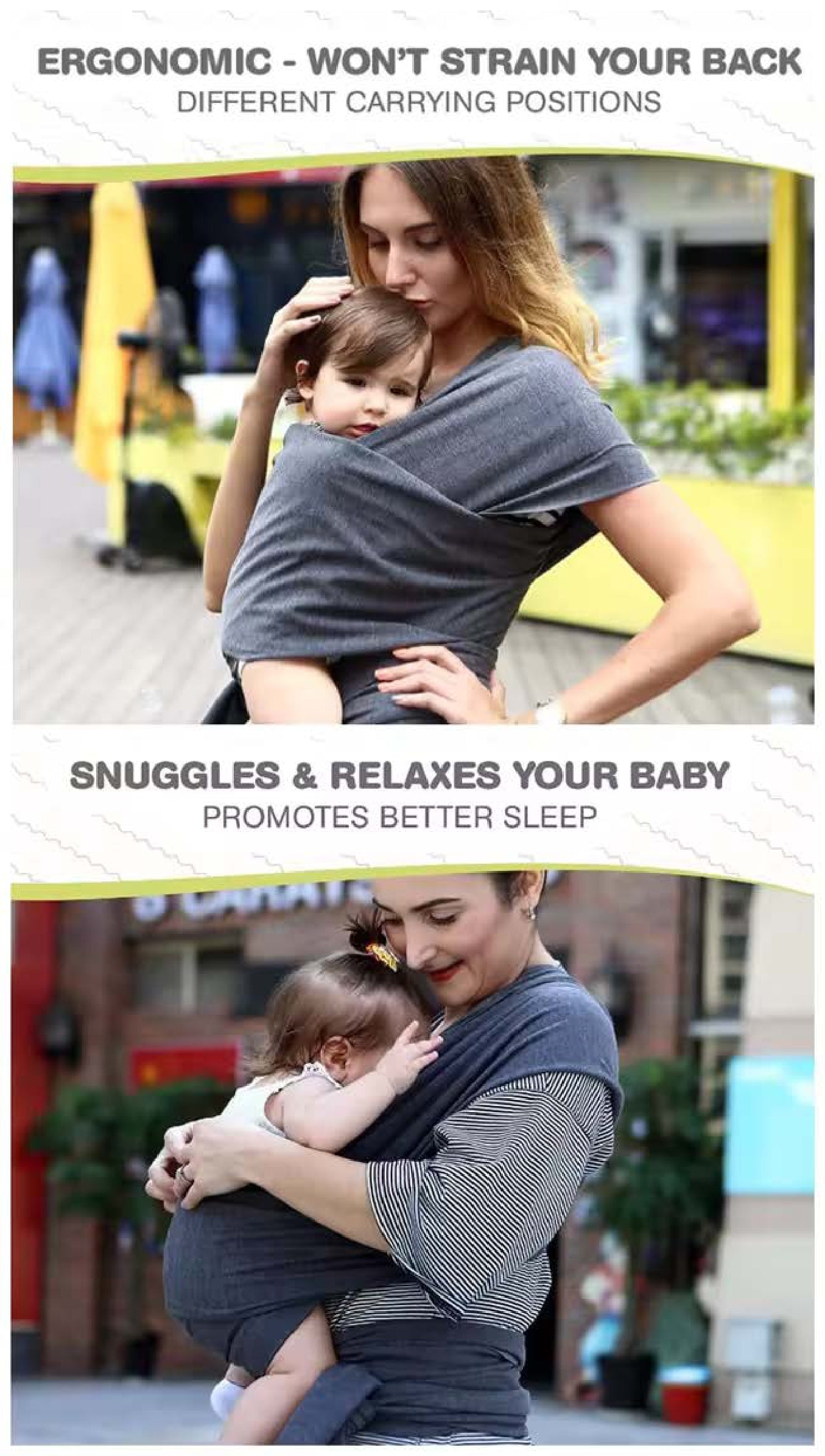 BABYDISE Baby Sling Wrap